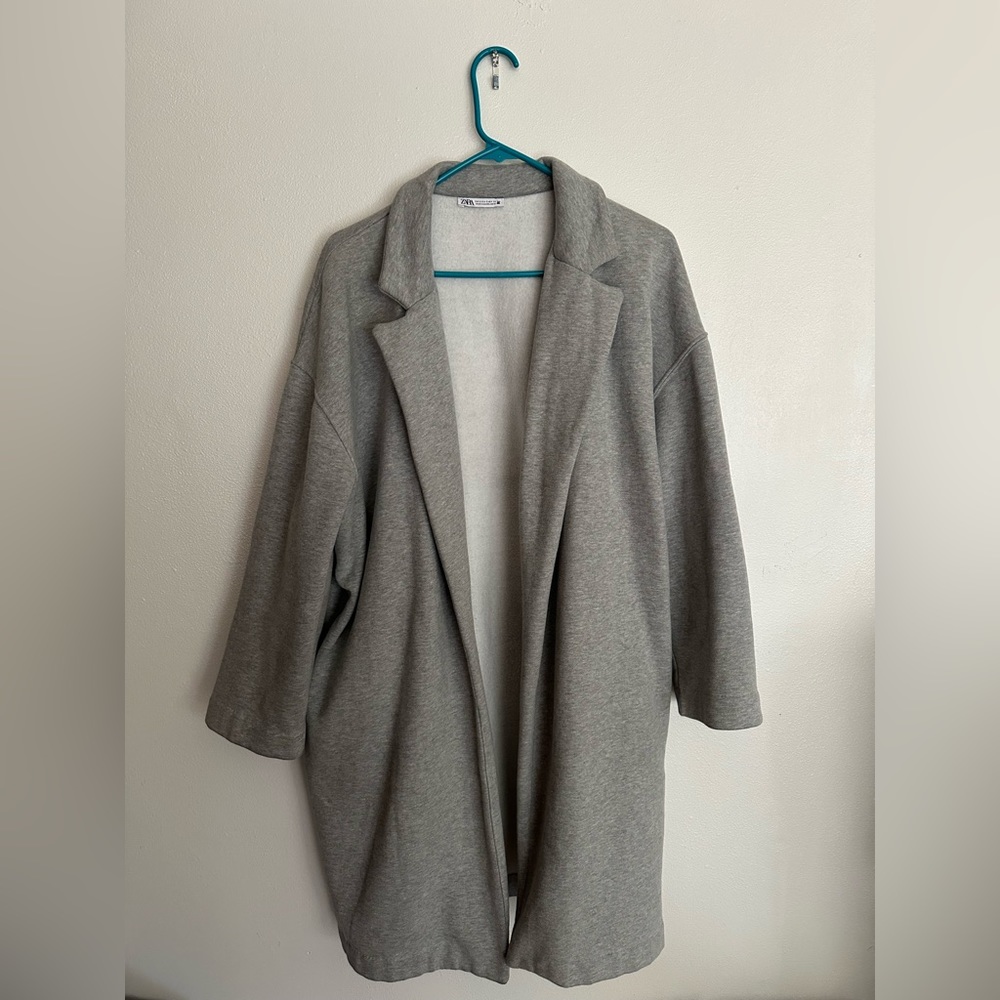 Zara Long Coat with Pockets